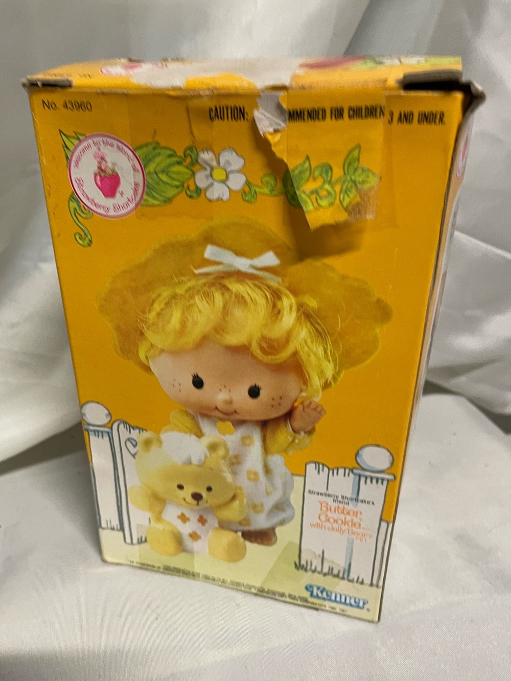 Vintage 1980’s Strawberry Shortcake Butter Cookie Doll & Bear Set- Yellow & Pink - Picture 2 of 7